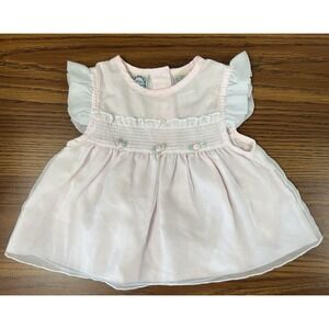 12m Little Lindsey Vintage Pink Dress